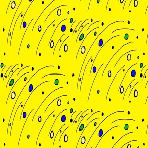 Yellow  Spring Dots