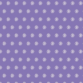 El Camino de Santiago Shells (conchas) on purple