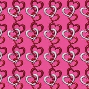 Valentine Chain Hearts