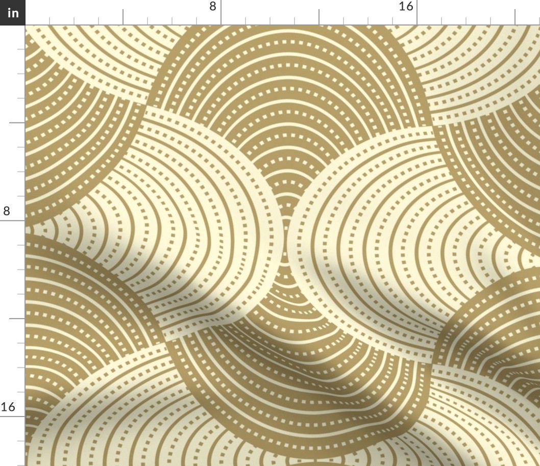 Art Deco large scale pattern