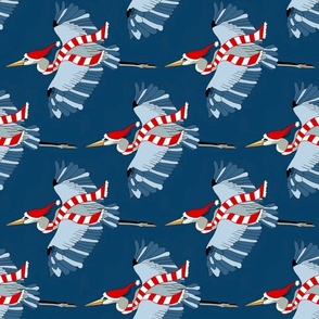 Blue Heron Santa Brigade - navy