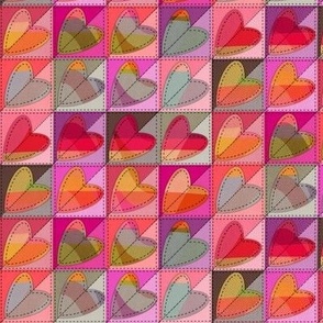 Patchwork Heart//Small