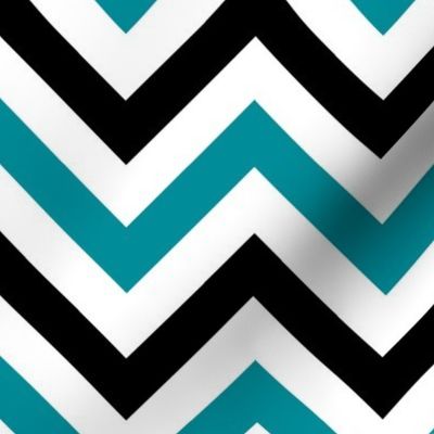 Blue & Black Chevrons