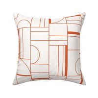 Bauhaus Love - orange // Large