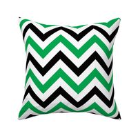 Green & Black Chevrons