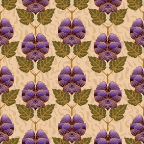 Art Deco Violets-01