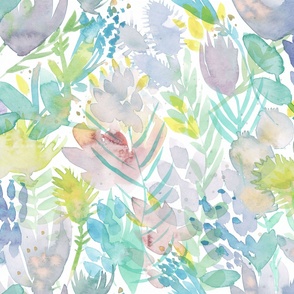 Pastel Watercolor Floral