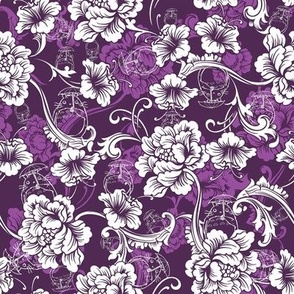 Floral  spiritual purple