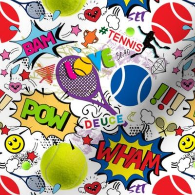 Tennis collage