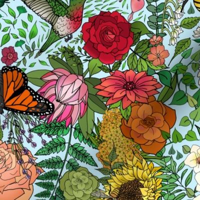 Botanical Blooms, Birds, Butterflies, Bees and Beetles 