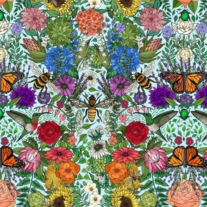 Botanical Blooms, Birds, Butterflies, Bees and Beetles 