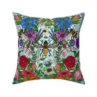 Botanical Blooms, Birds, Butterflies, Bees and Beetles (large scale)  