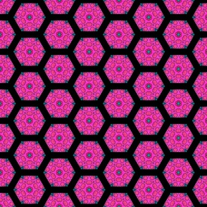 Blotchy Pink Hexagons Are In