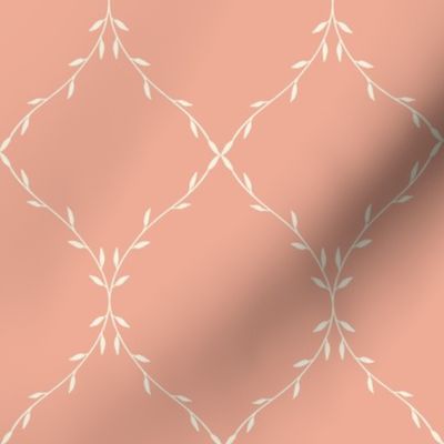 Twisting Vine Trellis_Large Pink Cream