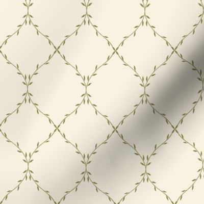 Twisting Vine Trellis_Small Cream Olive