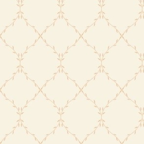 Twisting Vine Trellis_Small Cream Peach