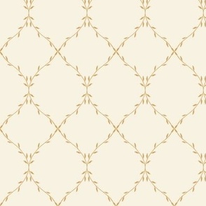 Twisting Vine Trellis_Small Cream Tan