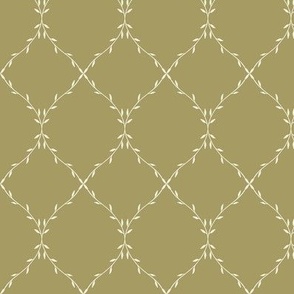 Twisting Vine Trellis_Small Moss Cream 