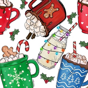 Christmas Cocoa Mugs (Design 2)