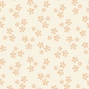 Ditsy Floral_Large Cream Peach