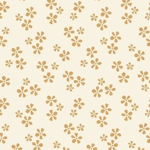 Ditsy Floral_Large Cream Tan