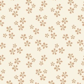 Ditsy Floral_Large Cream Taupe
