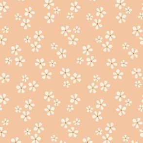 Ditsy Floral_Large Peach Cream