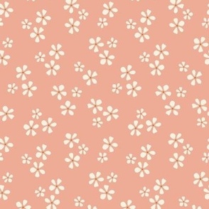 Ditsy Floral_Large Pink Cream