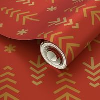 Angular Christmas Trees Pattern