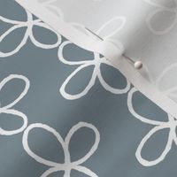 four leaf clover deep french blue