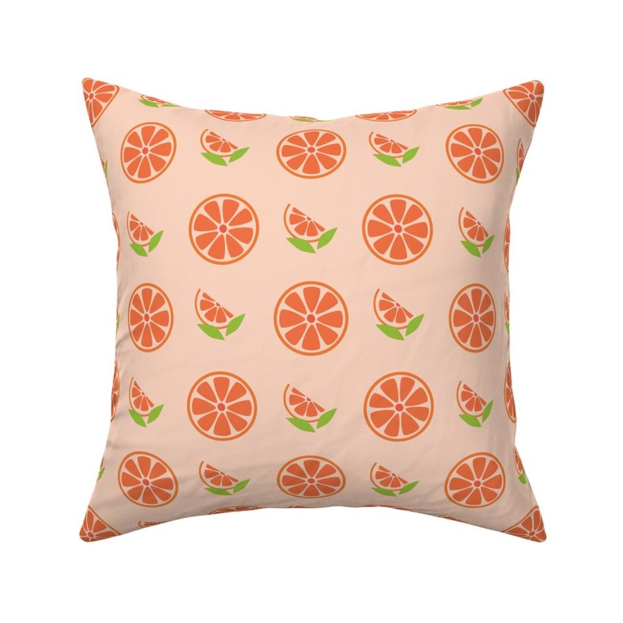 Tropical Grapefruits Pattern