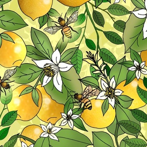 Honey Lemon Grove (large scale) 