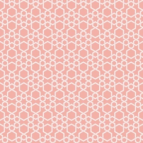 Hebron Geometric Rose Pink Small