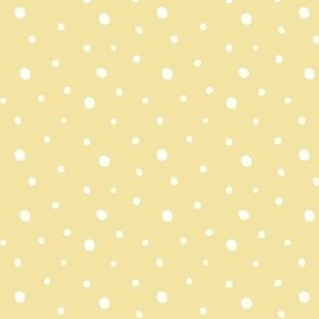 Yellow Polka Dot Confetti  Pattern