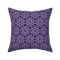 Hebron Geometric Plum and Lilac Small 