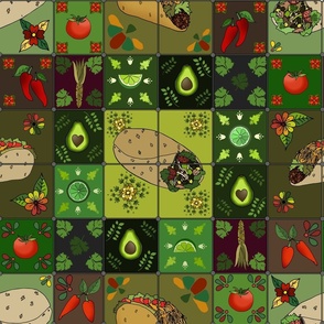 Mexican Restaurant Tiles (large scale) 