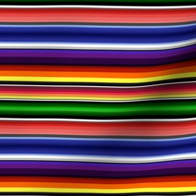 Serape Stripes (horizontal small scale)   