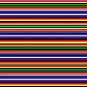 Serape Stripes (horizontal small scale)   