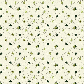 Dotted Ditsy Avocados