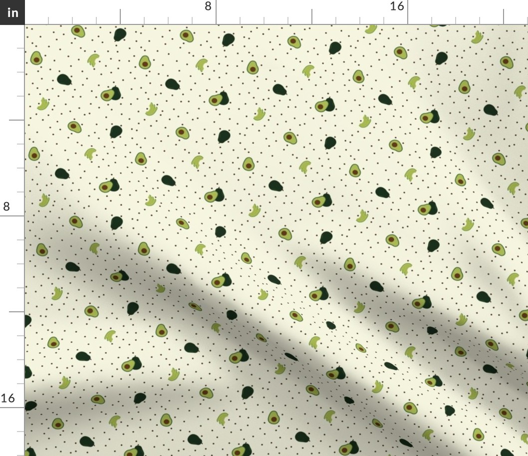 Dotted Ditsy Avocados