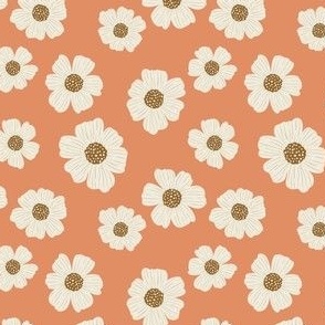 mini / Boho Floral in Copper Tan