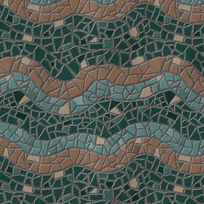 Mosaic Pattern Sage _ Jade