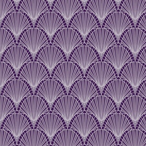 noble ombre in shades of violet- small scale