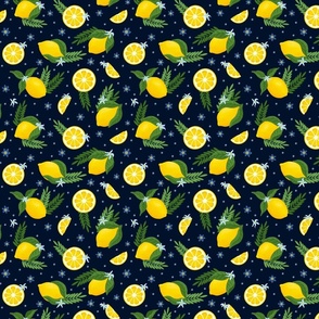 Lemon Ditsy Celebration Midnight