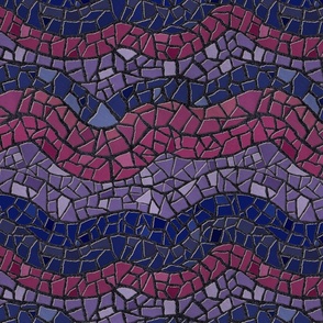Mosaic Pattern bisexual pride