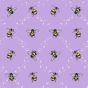 Bee my dance partner on lilac