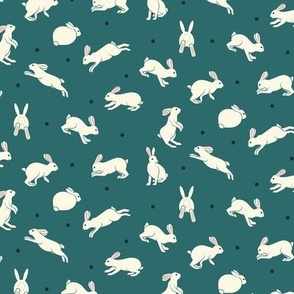 Just Rabbits - Verdigris - xs