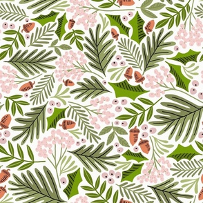 Yule (pink and green)