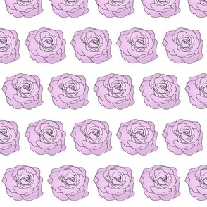 Lilac rose // soft girly flowers