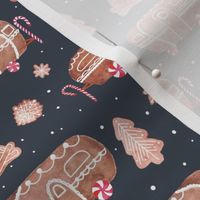 Gingerbread Campers - Slate - Small